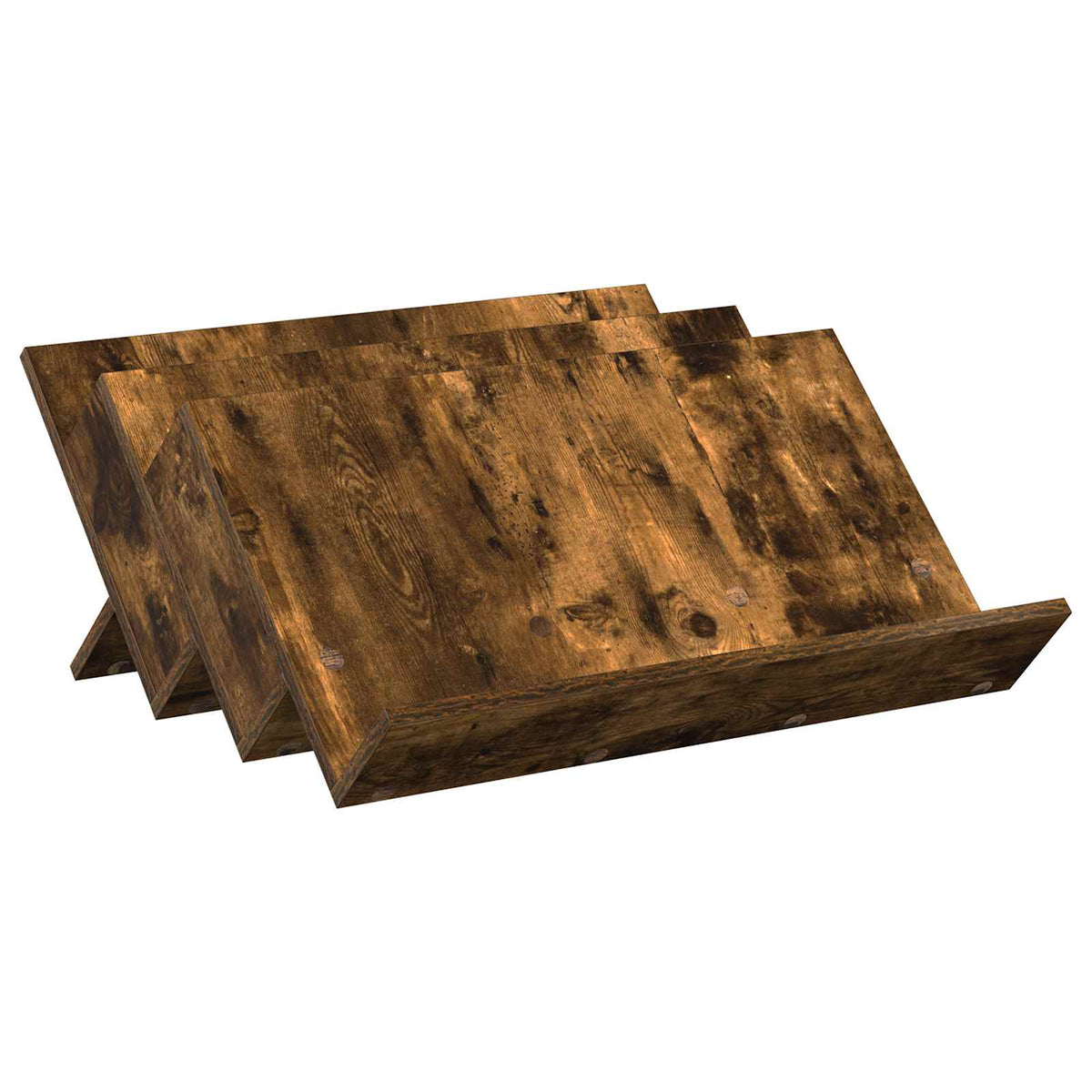 Magasin Rack Røget eg 65 x 53 x 28,5 cm Konstrueret træ