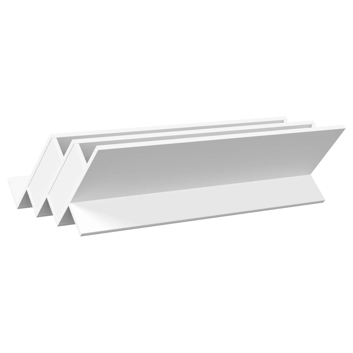 Magasin Rack med hylde Hvid 90 x 53 x 28,5 cm Konstrueret træ