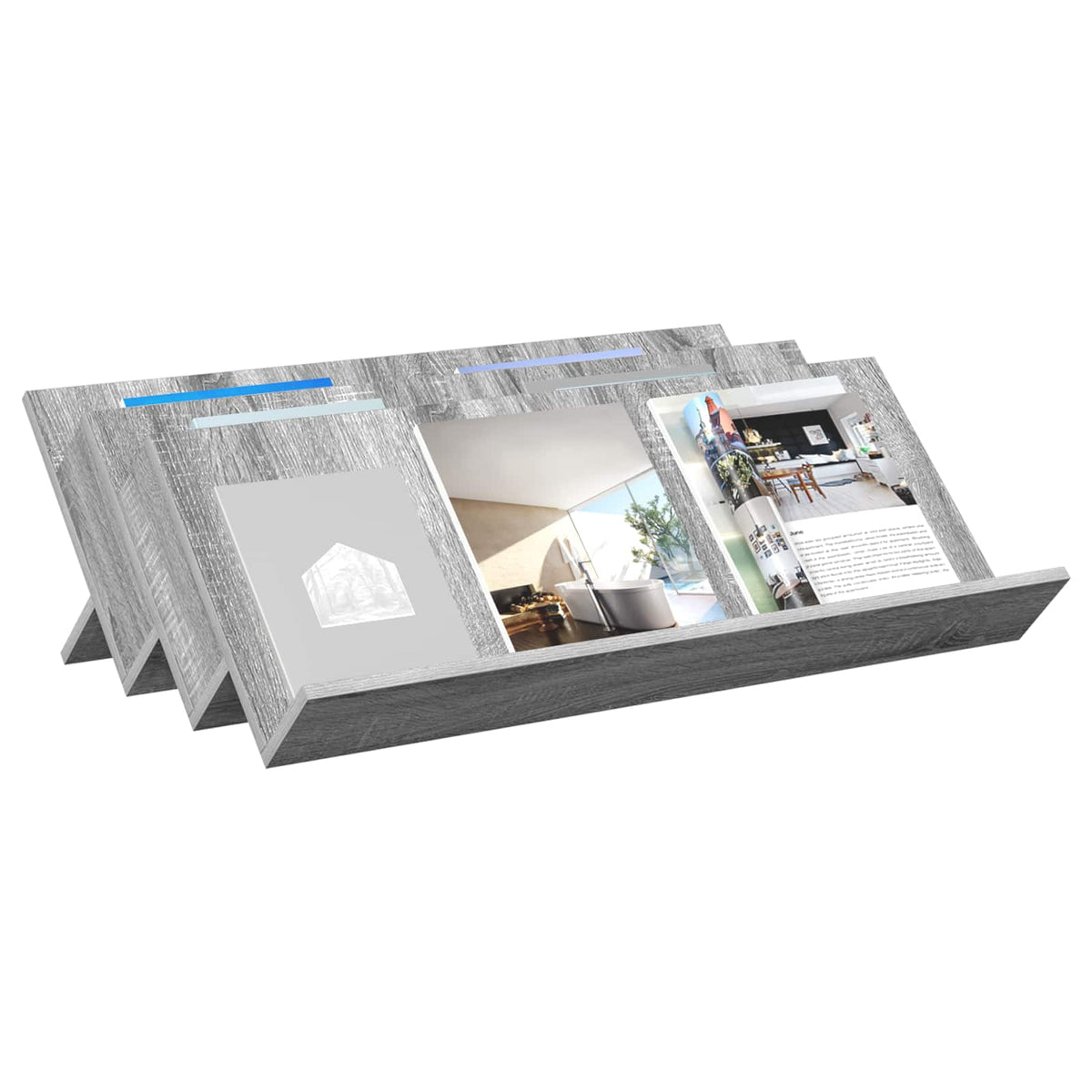 Magasin Rack Grå Sonoma 90 x 53 x 28,5 cm Konstrueret træ