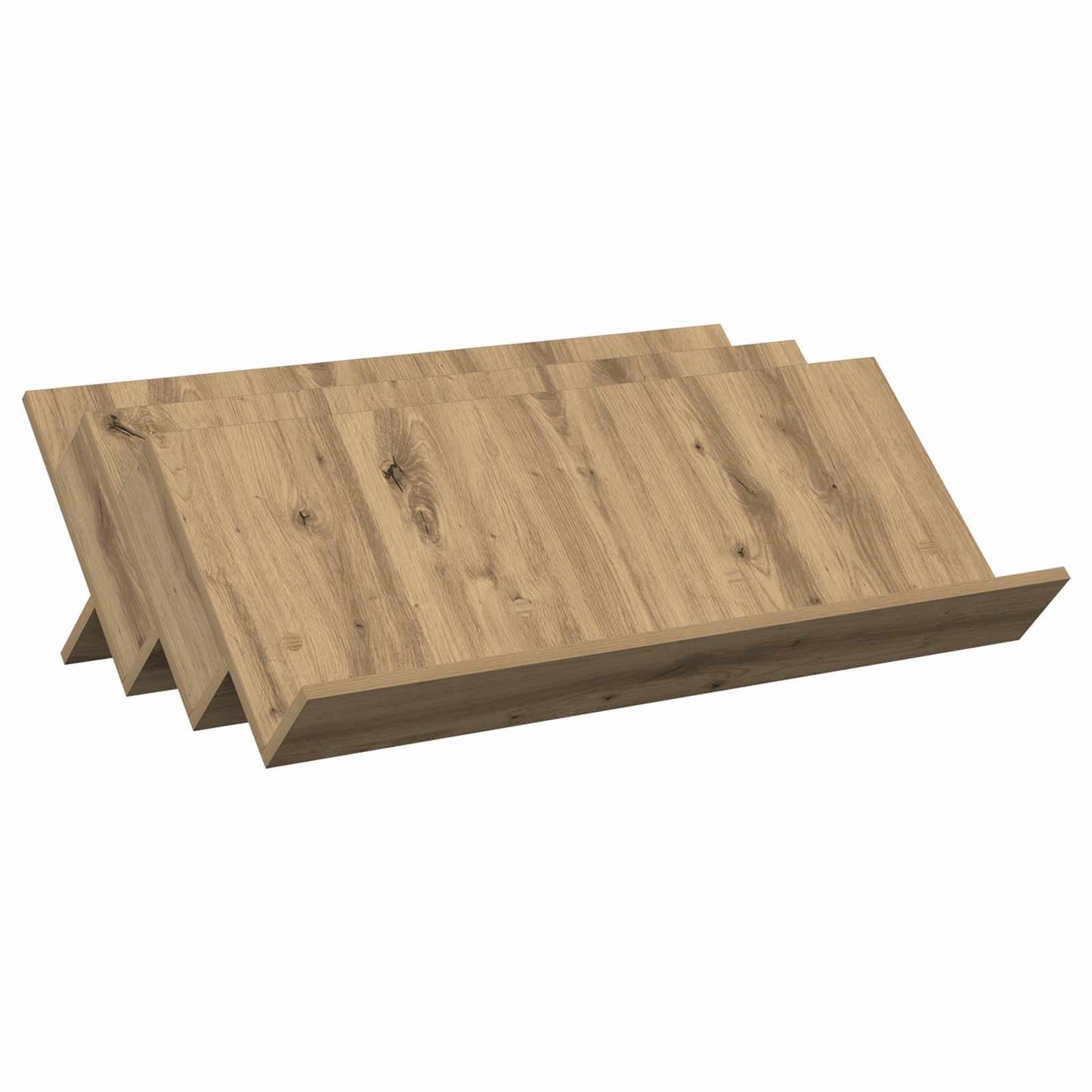 Magasin Rack Artisan Egetræ 90 x 53 x 28,5 cm Konstrueret træ