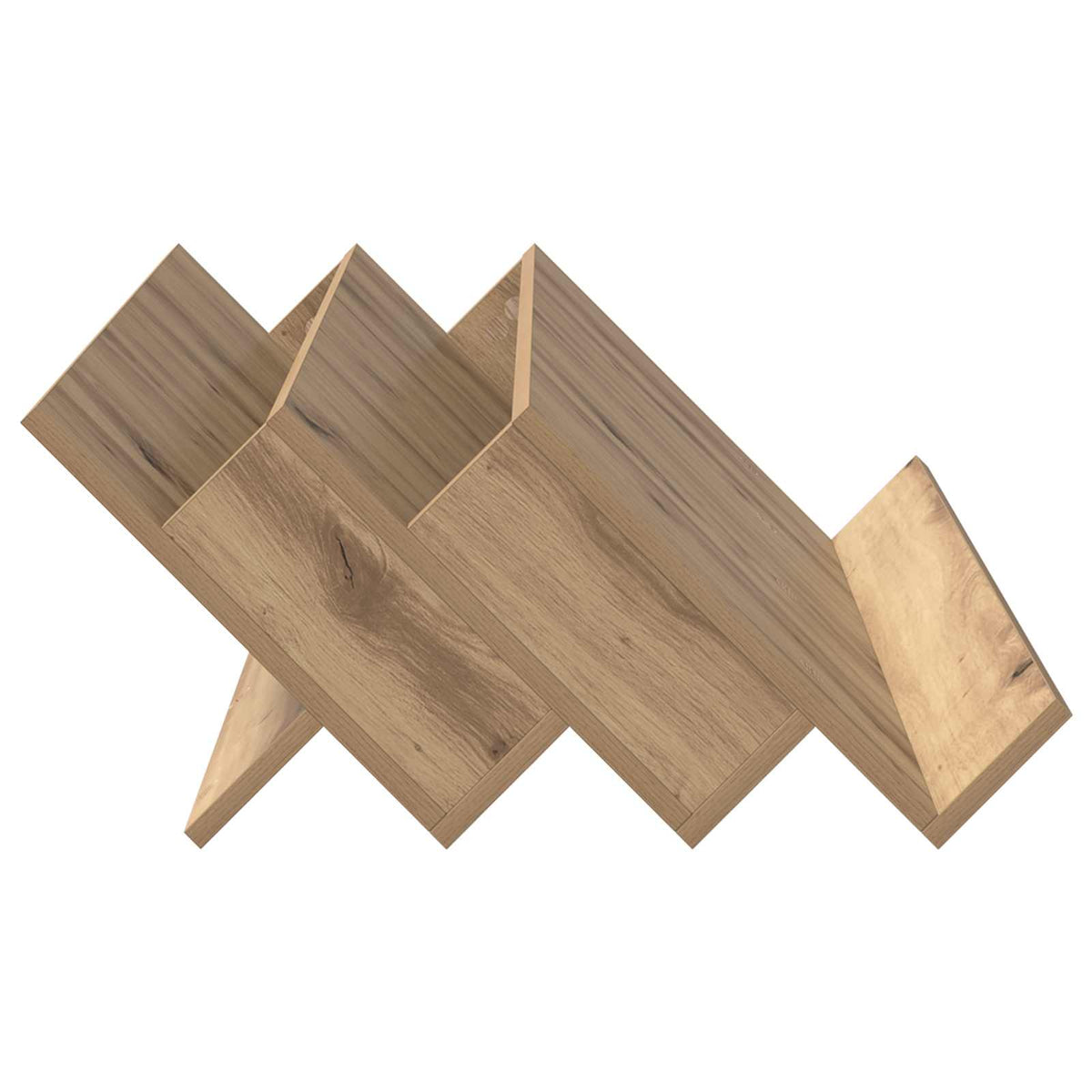 Magasin Rack Artisan Egetræ 90 x 53 x 28,5 cm Konstrueret træ