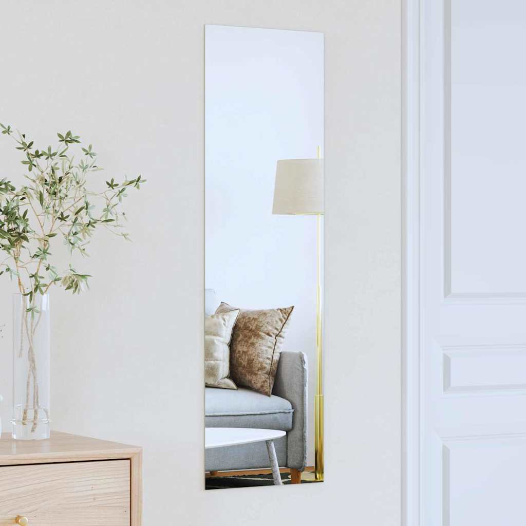 Vægspejl Rektangulær 30 x 100 cm hærdet glas
