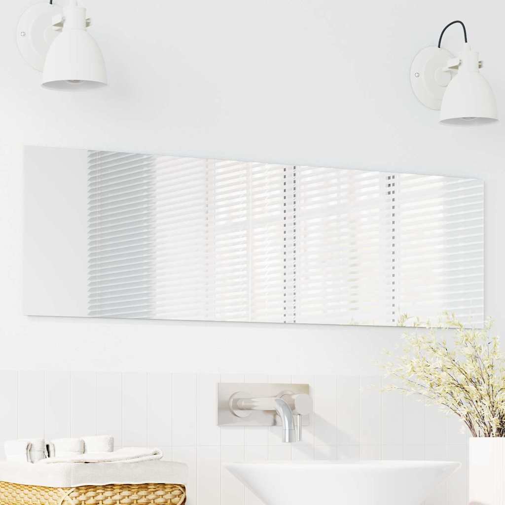 Vægspejl Rektangulær 30 x 100 cm hærdet glas