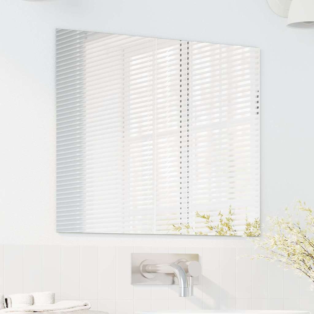 Vægspejl Rektangulær 50 x 60 cm hærdet glas