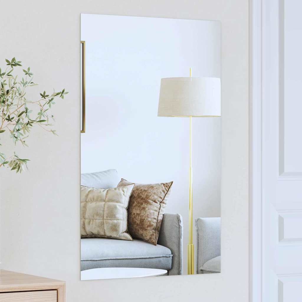Vægspejl Rektangulær 50 x 80 cm hærdet glas