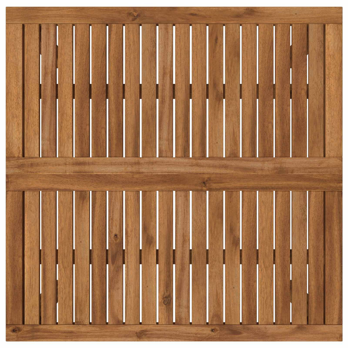 Sofabord Naturfarvet 80 x 80,5 x 45 cm Massivt Akacietræ