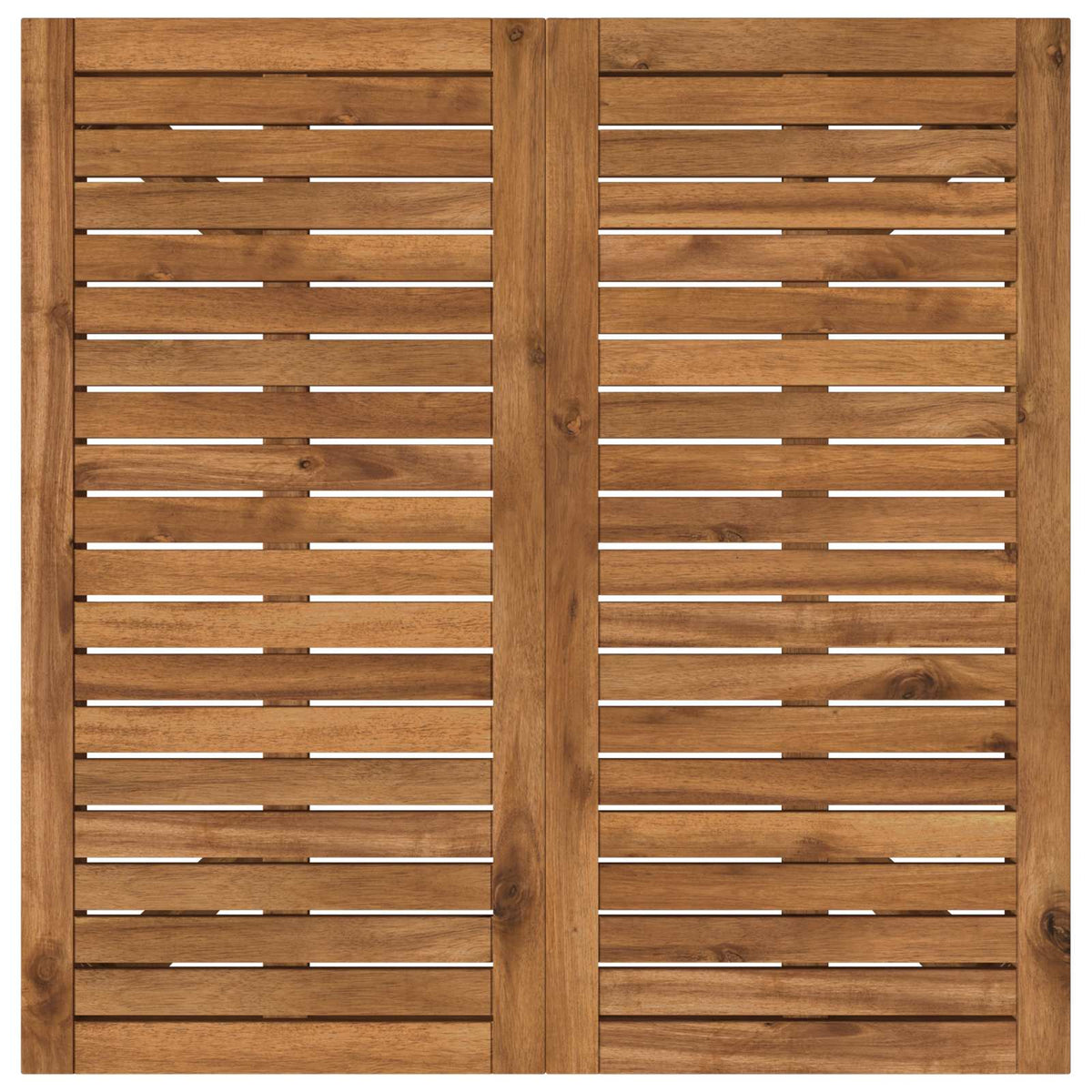 Havemiddagstabel Naturfarvet 80 x 80,5 x 75 cm