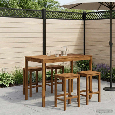 Have Bar Bord Naturfarvet 147 x 88,5 x 105 cm Massivt Akacietræ