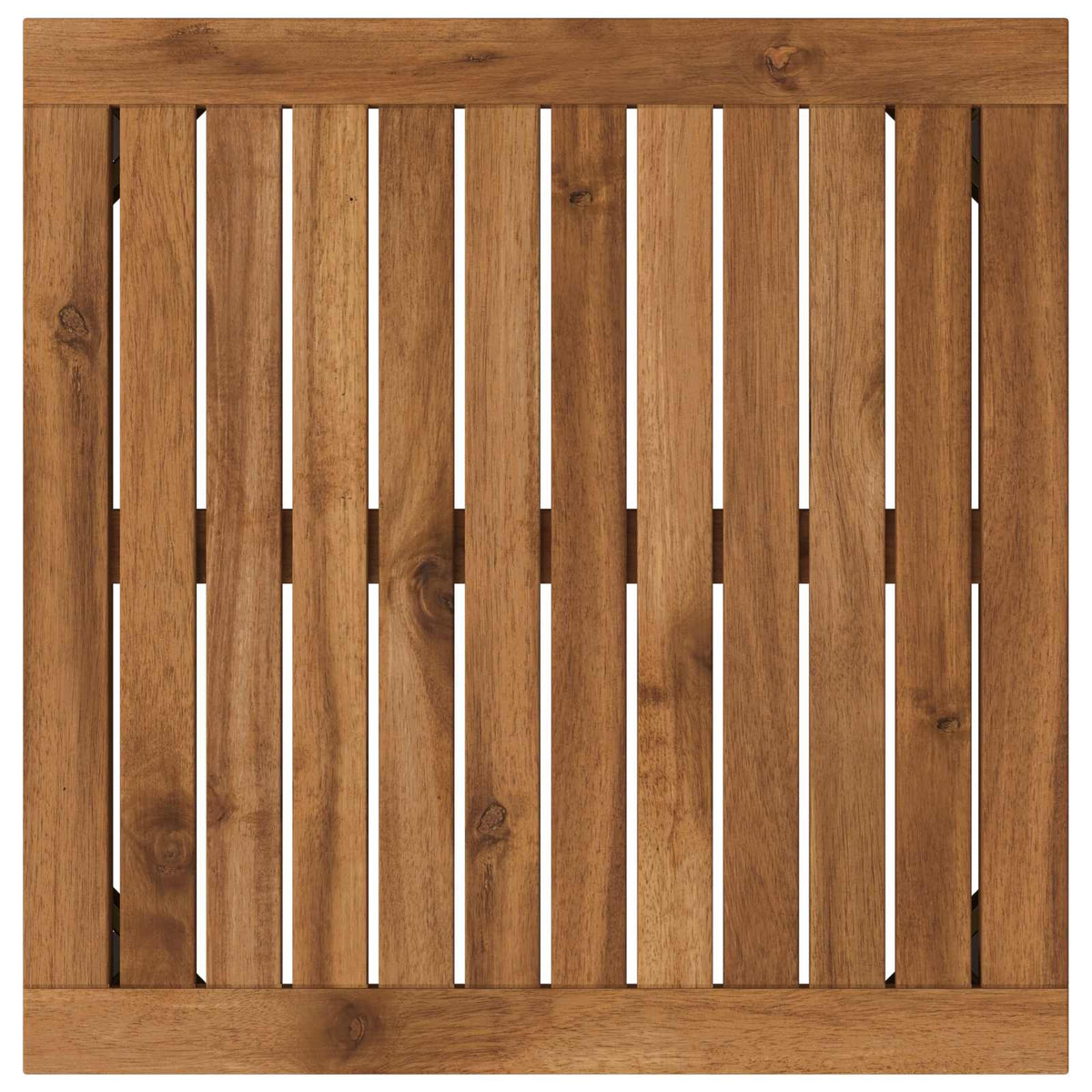 Sofabord Naturfarvet og sort 50 x 48,5 x 36 cm