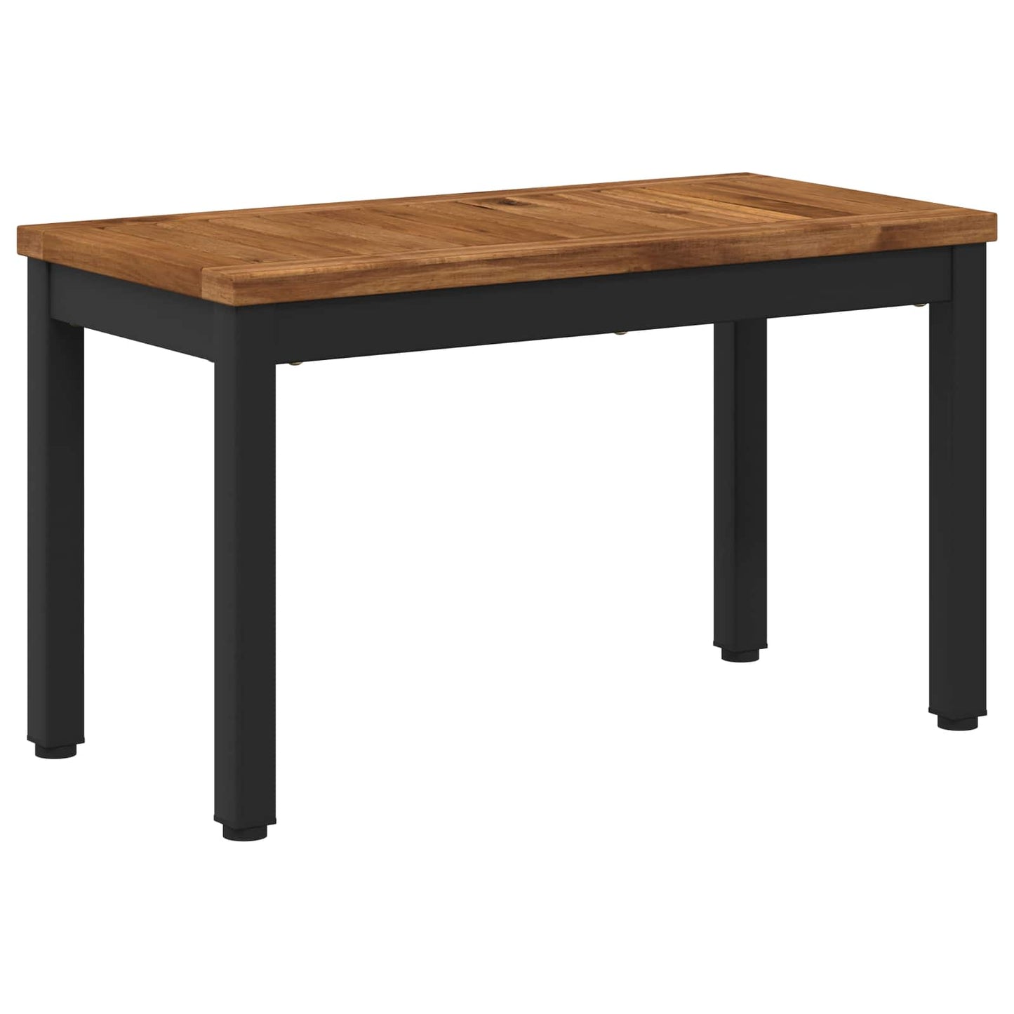 Sofabord Naturfarvet og sort 60,5 x 30 x 36 cm