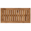 Sofabord Naturfarvet og sort 60,5 x 30 x 36 cm