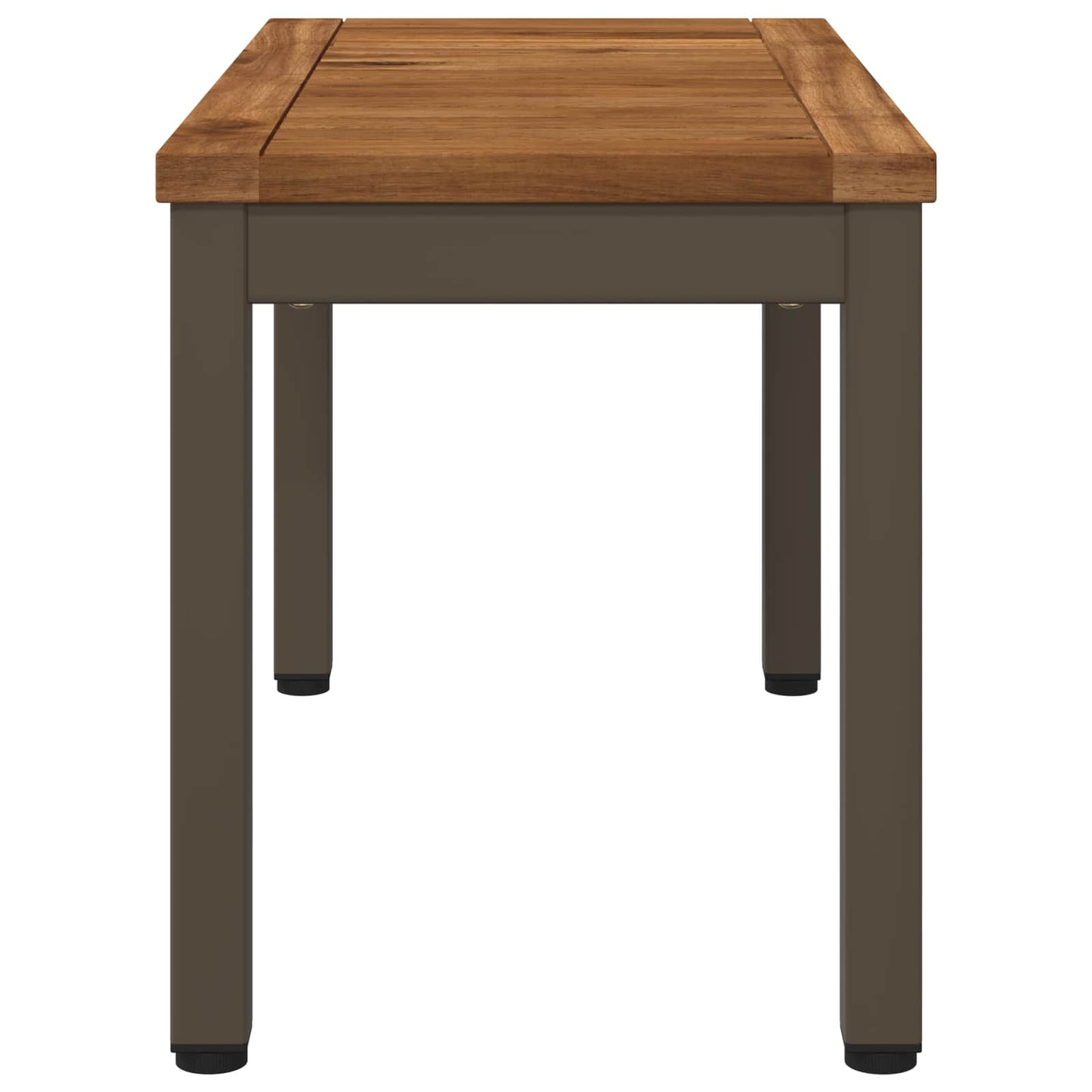 Sofabord Naturlig og Kaffe 60,5 x 30 x 36 cm Massivt Akacietræ