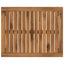 Sofabord Naturfarvet og sort 50 x 60,5 x 36 cm