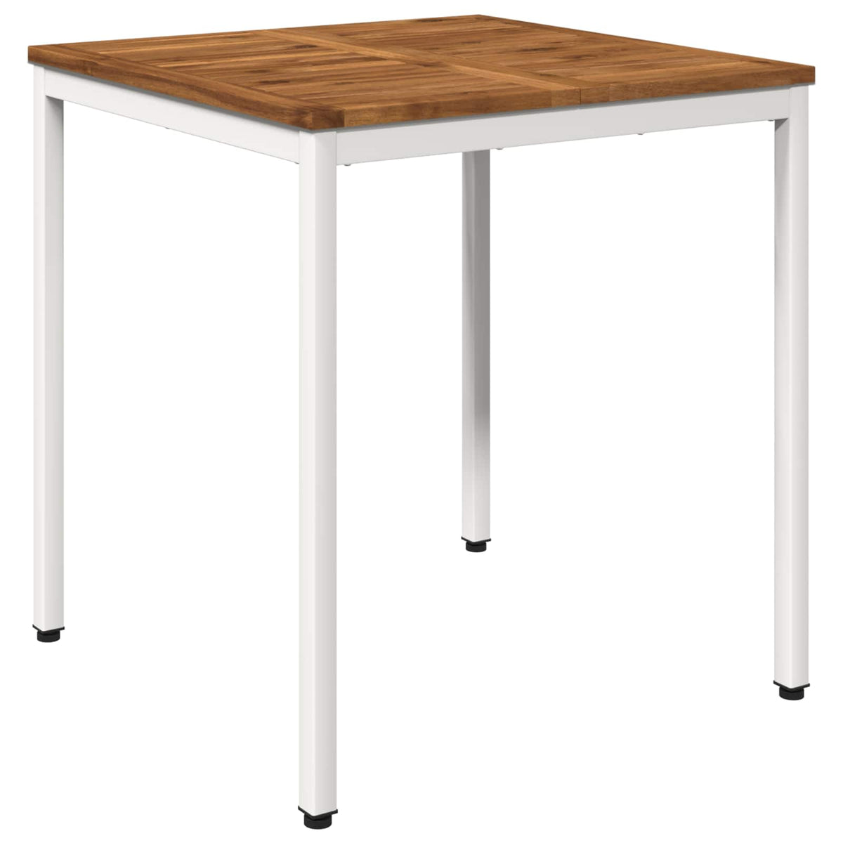 Havemiddagstabel Natur og hvid 70 x 68,5 x 75 cm