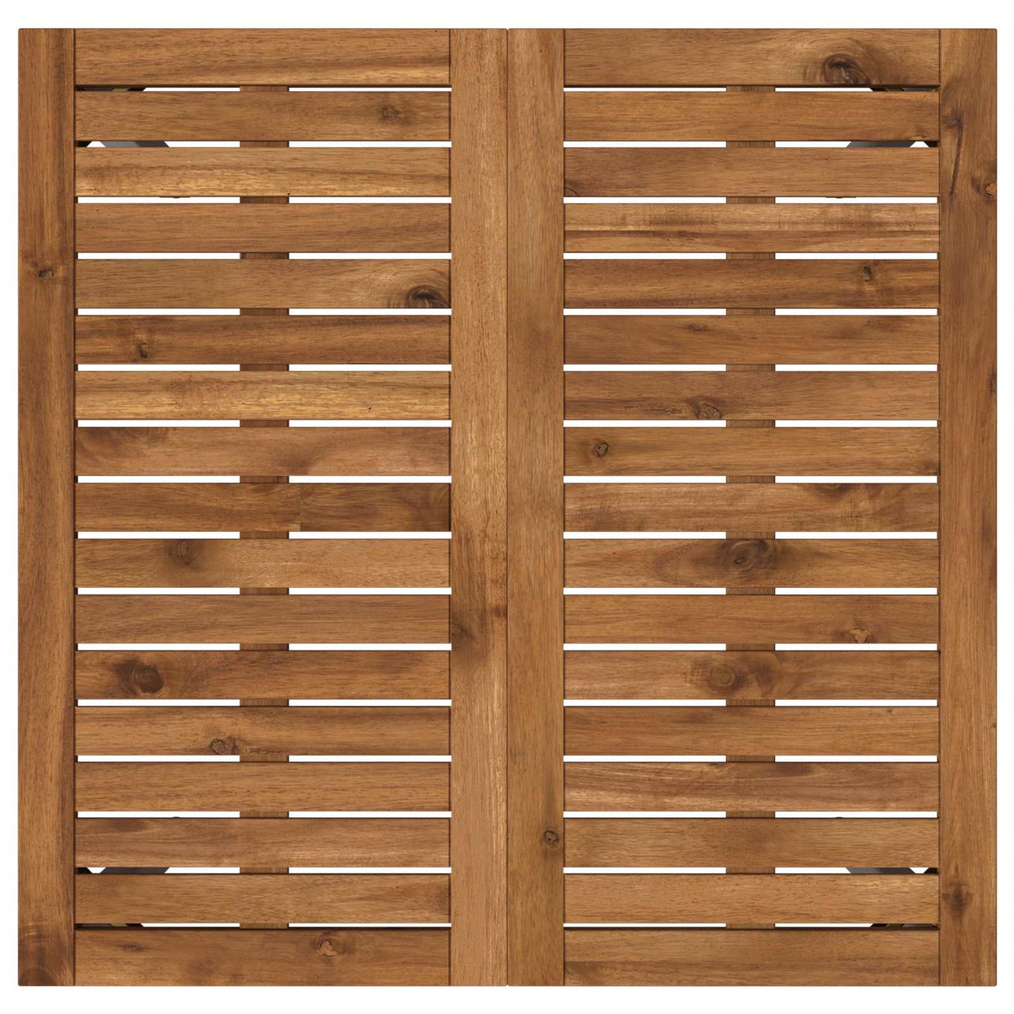 Havemiddagstabel Natur og hvid 70 x 68,5 x 75 cm