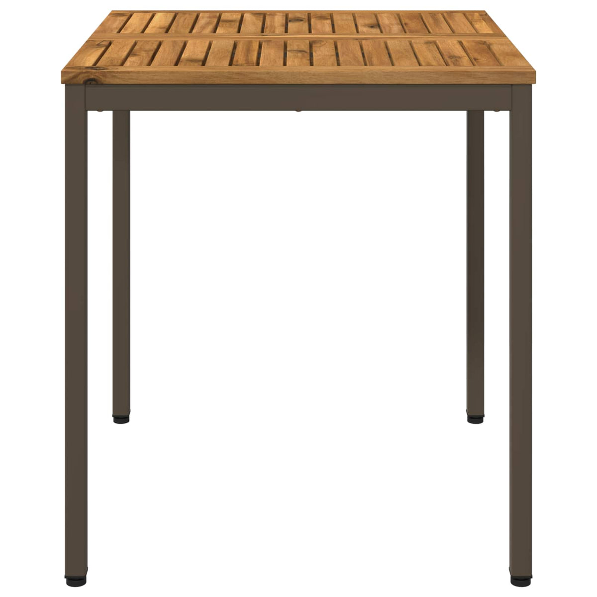Havemiddagstabel Naturlig og Kaffe 70 x 68,5 x 75 cm