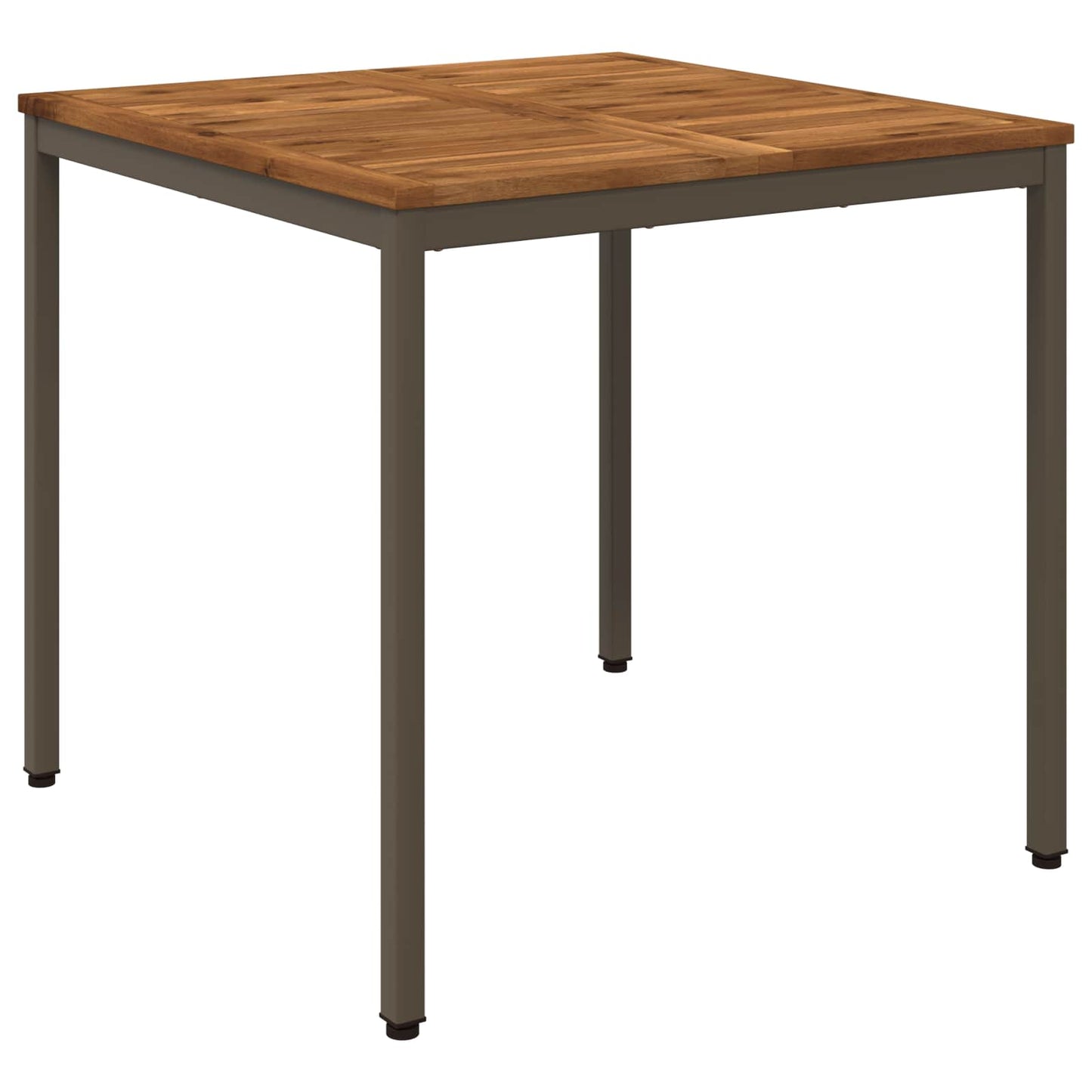 Havemiddagstabel Naturlig og Kaffe 80 x 80,5 x 75 cm