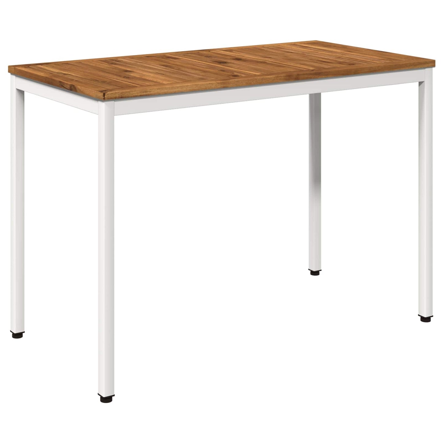 Havemiddagstabel Natur og hvid 108,5 x 55 x 75 cm
