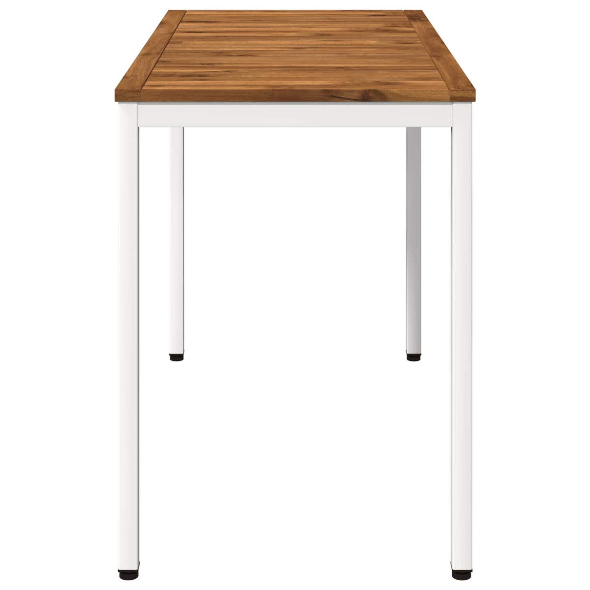 Havemiddagstabel Natur og hvid 108,5 x 55 x 75 cm
