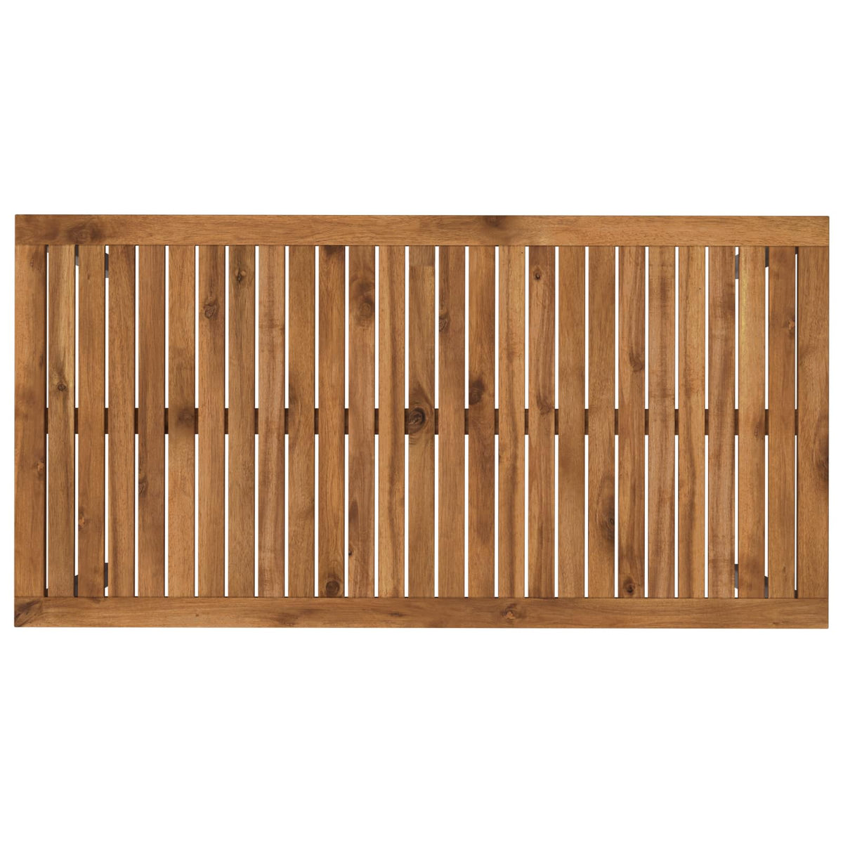Havemiddagstabel Natur og hvid 108,5 x 55 x 75 cm