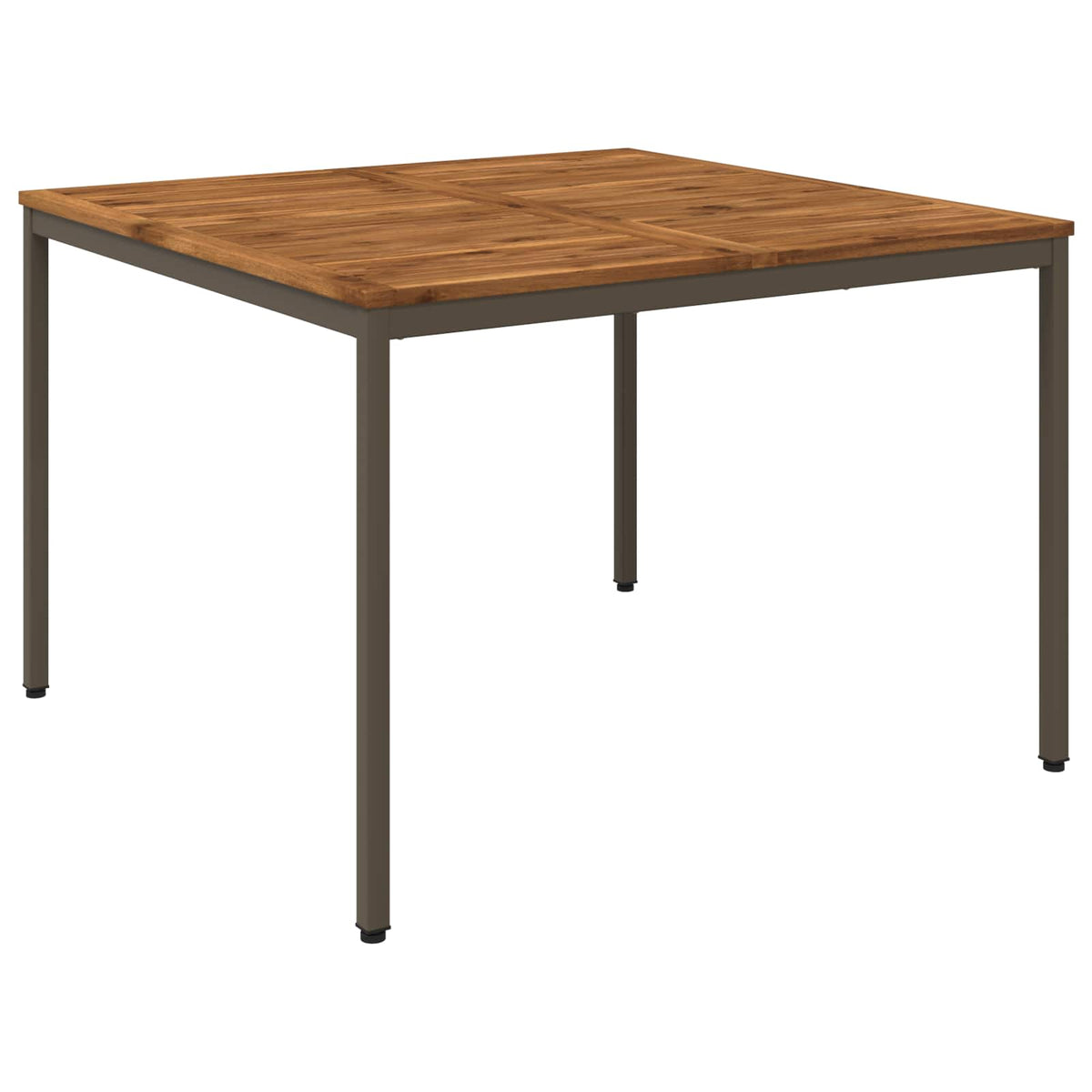 Havemiddagstabel Naturlig og Kaffe 110 x 108,5 x 75 cm