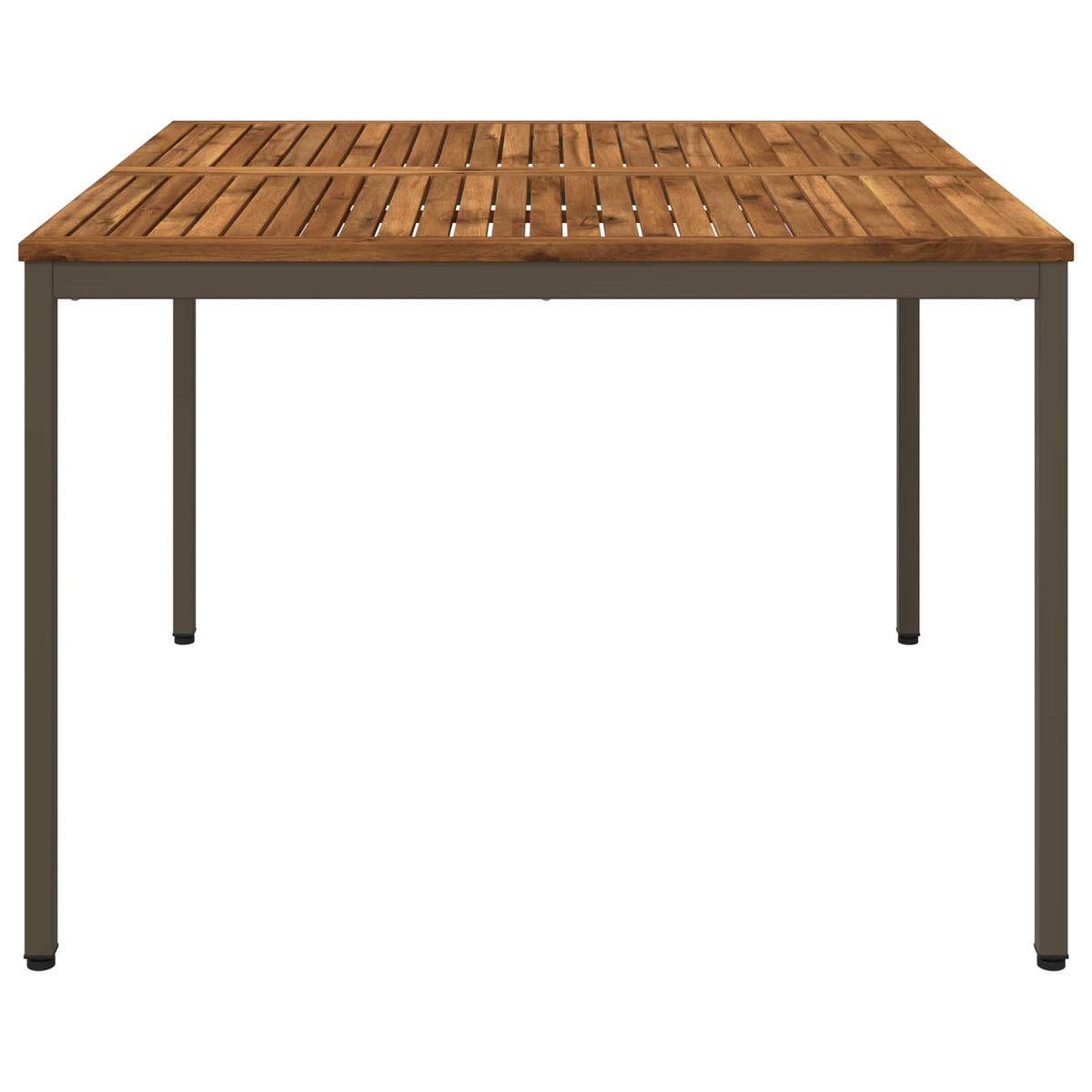 Havemiddagstabel Naturlig og Kaffe 110 x 108,5 x 75 cm
