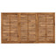 Havemiddagstabel Naturfarvet og sort 141 x 80,5 x 75 cm