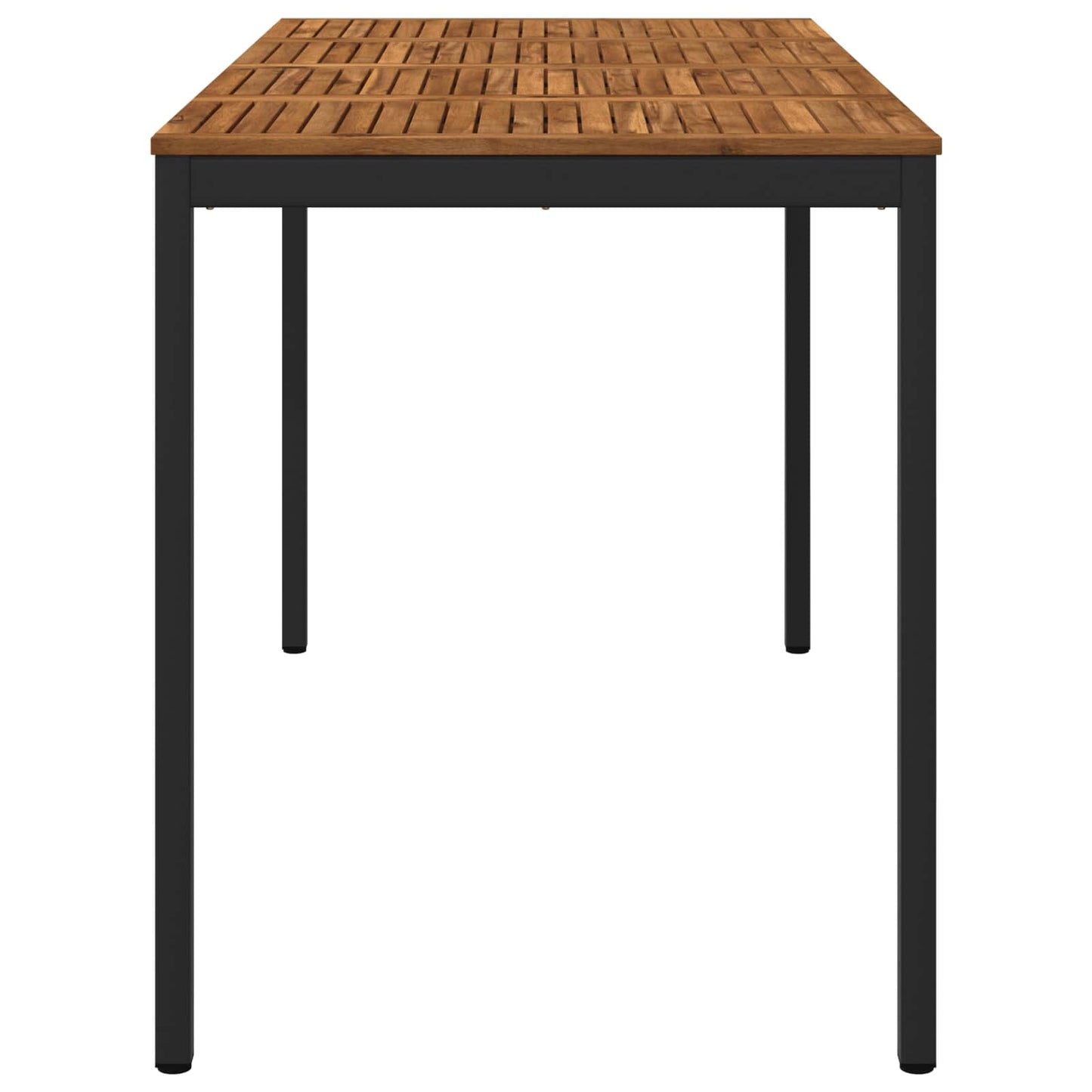 Have Bar Bord Naturfarvet og sort 180 x 88,5 x 105 cm