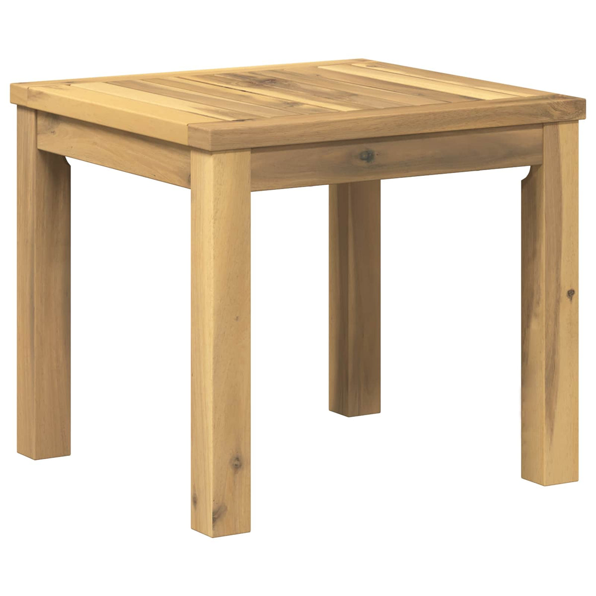 Sofabord Hvid 40 x 40,5 x 36 cm Massivt Akacietræ