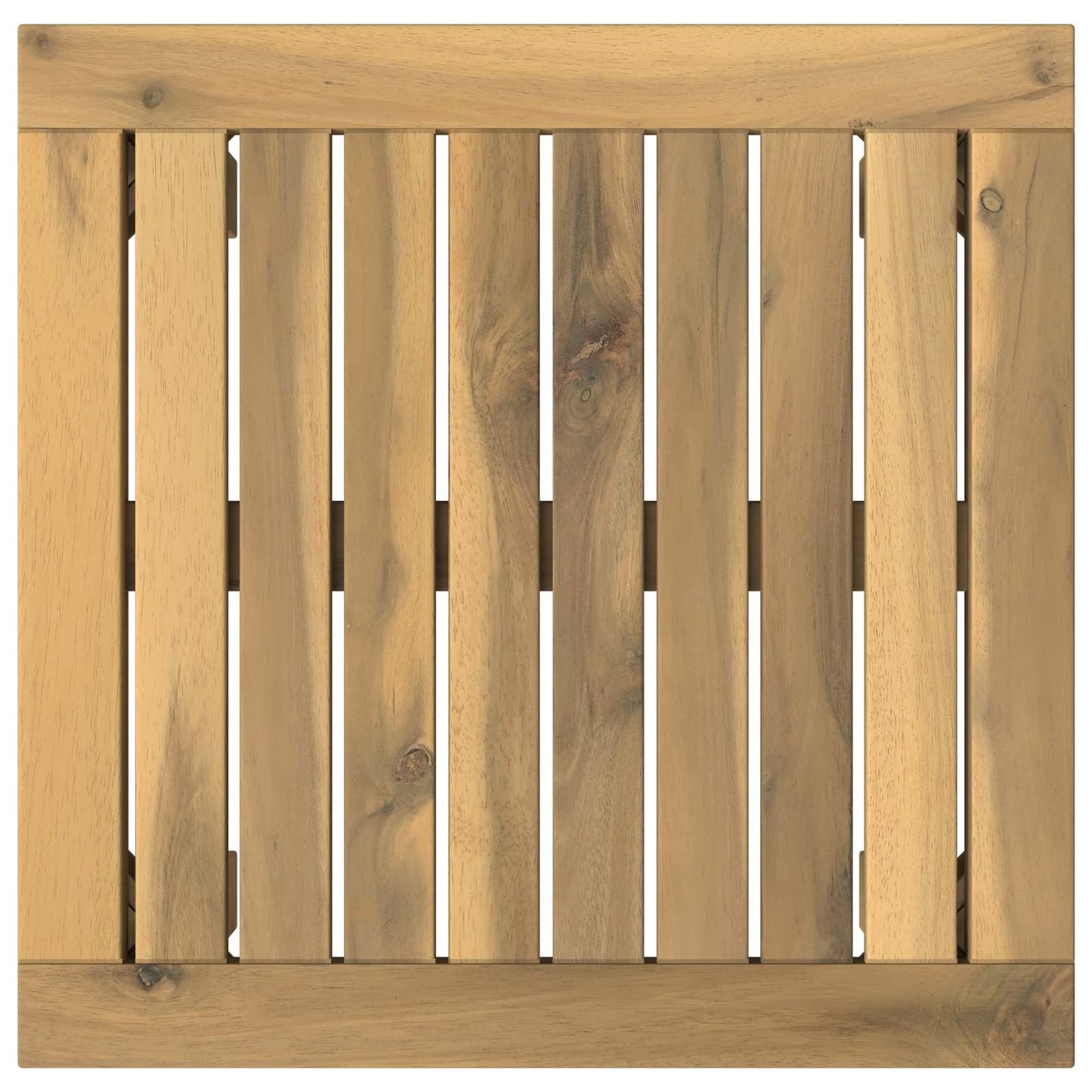 Sofabord Hvid 40 x 40,5 x 36 cm Massivt Akacietræ