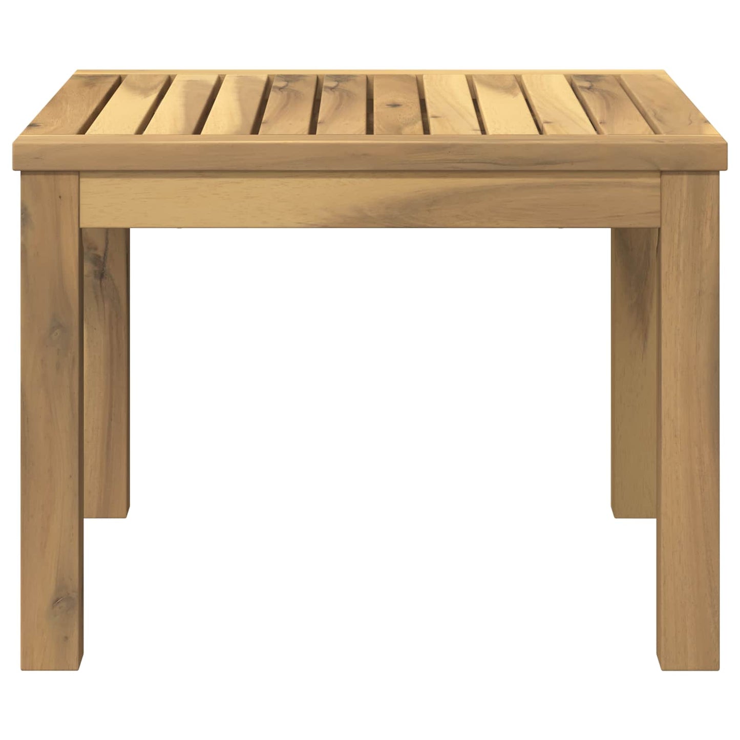 Sofabord Hvid 50 x 48,5 x 36 cm Massivt Akacietræ