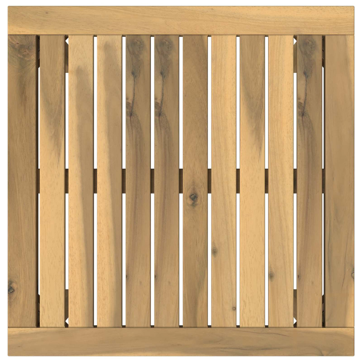 Sofabord Hvid 50 x 48,5 x 36 cm Massivt Akacietræ