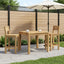 Sofabord Hvid 60 x 60,5 x 36 cm Massivt Akacietræ