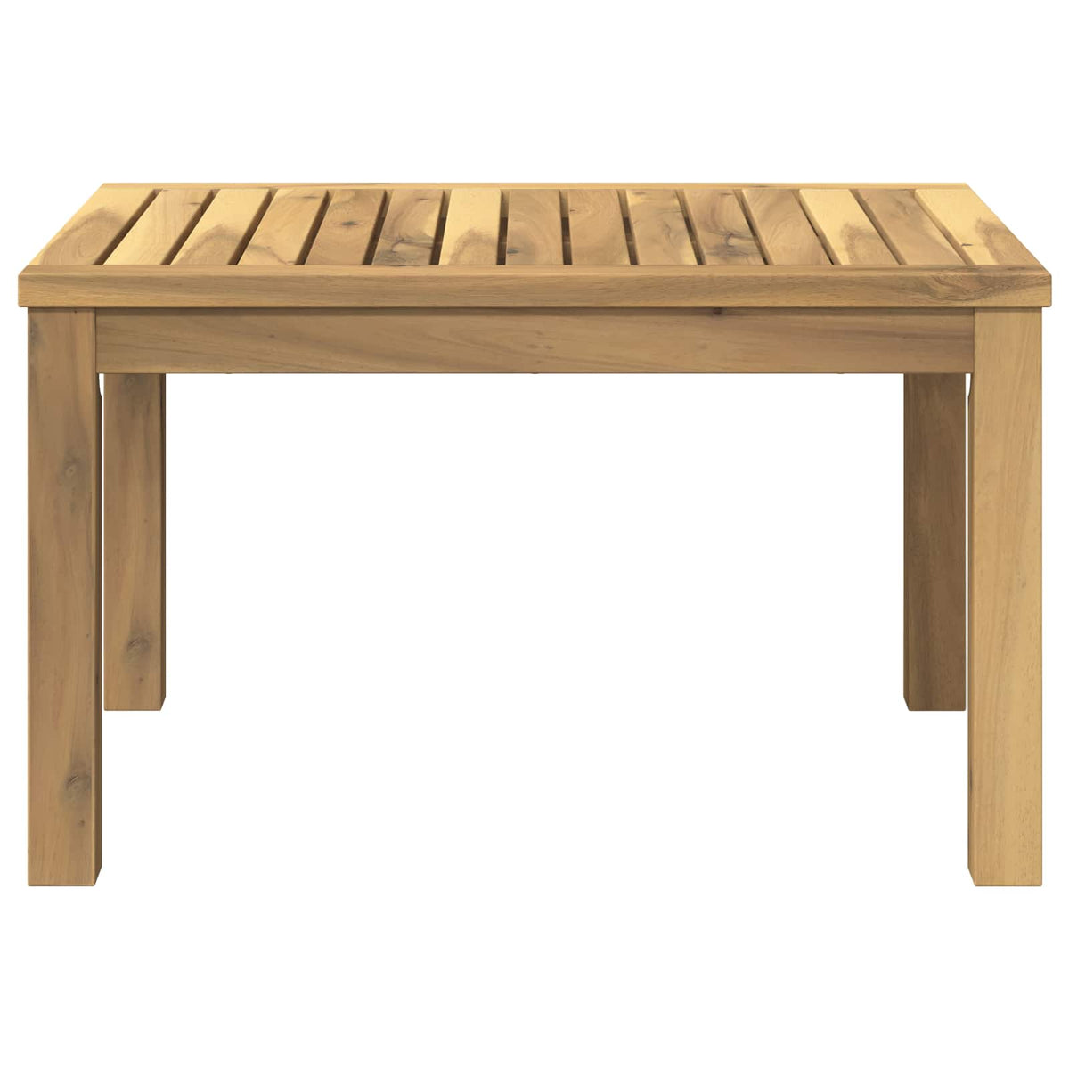 Sofabord Hvid 50 x 60,5 x 36 cm Massivt Akacietræ