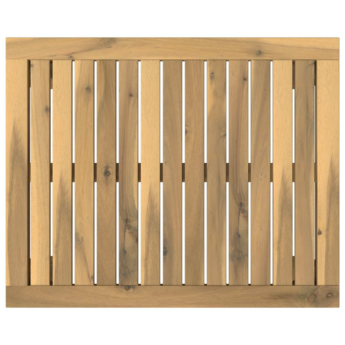 Sofabord Hvid 50 x 60,5 x 36 cm Massivt Akacietræ