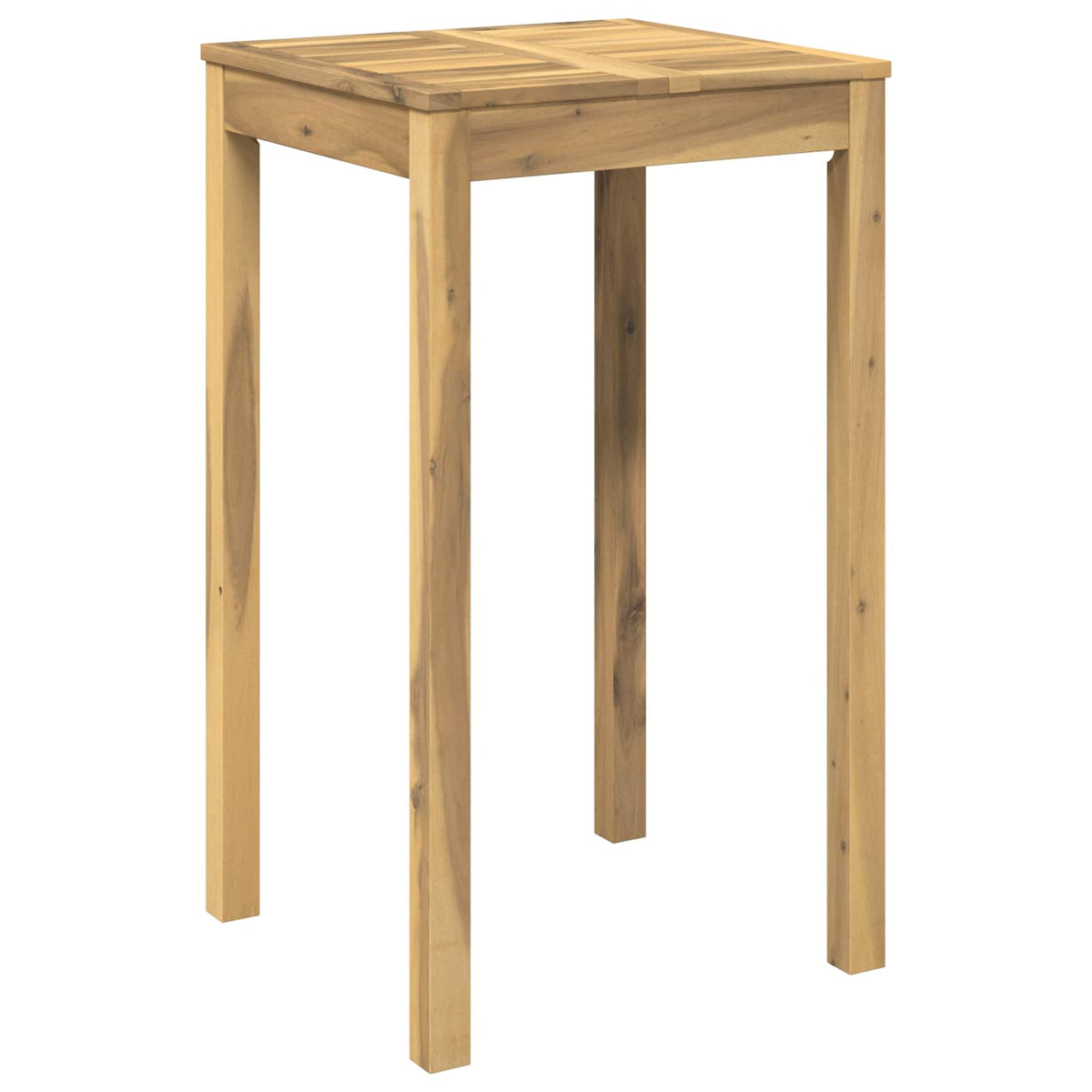 Have Bar Bord Hvid 60 x 60,5 x 105 cm Massivt Akacietræ