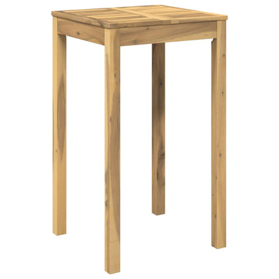 Have Bar Bord Hvid 60 x 60,5 x 105 cm Massivt Akacietræ