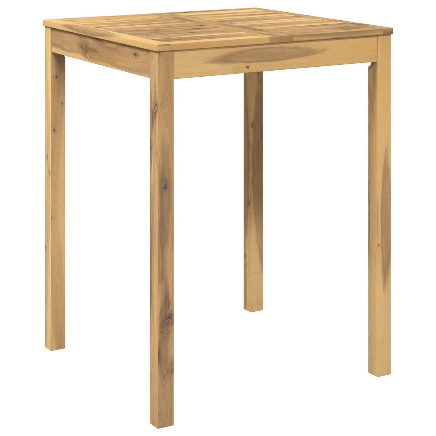 Have Bar Bord Hvid 80 x 80,5 x 105 cm Massivt Akacietræ
