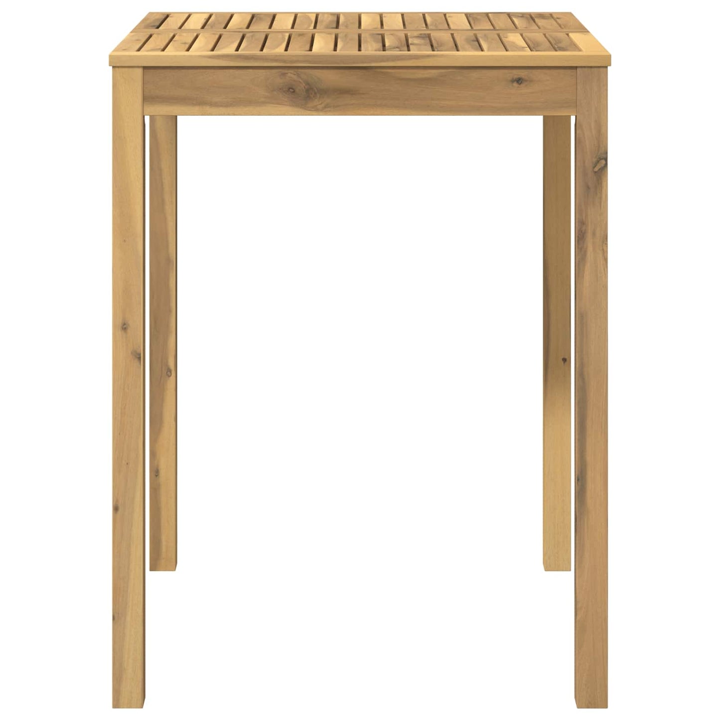 Have Bar Bord Hvid 80 x 80,5 x 105 cm Massivt Akacietræ