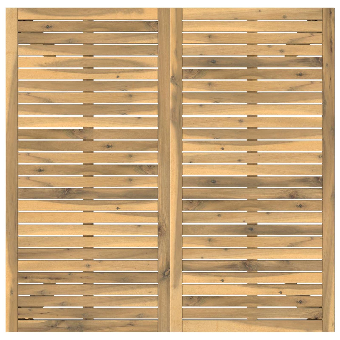 Have Bar Bord Hvid 110 x 108,5 x 105 cm Massivt Akacietræ