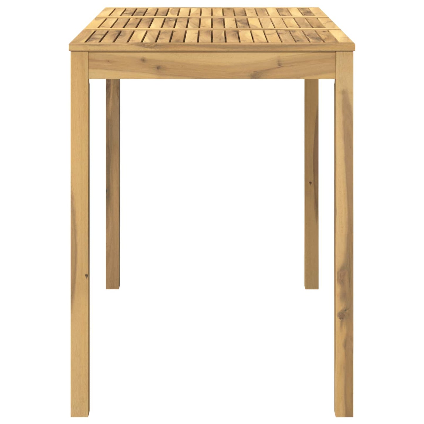 Have Bar Bord Hvid 141 x 80,5 x 105 cm Massivt Akacietræ