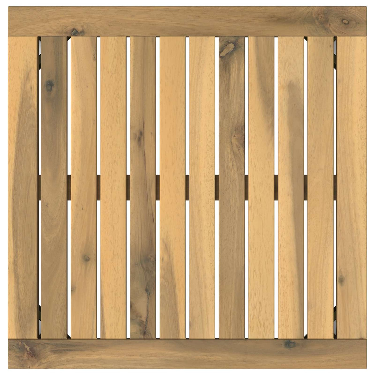Sofabord Hvid 50 x 48,5 x 36 cm Massivt Akacietræ