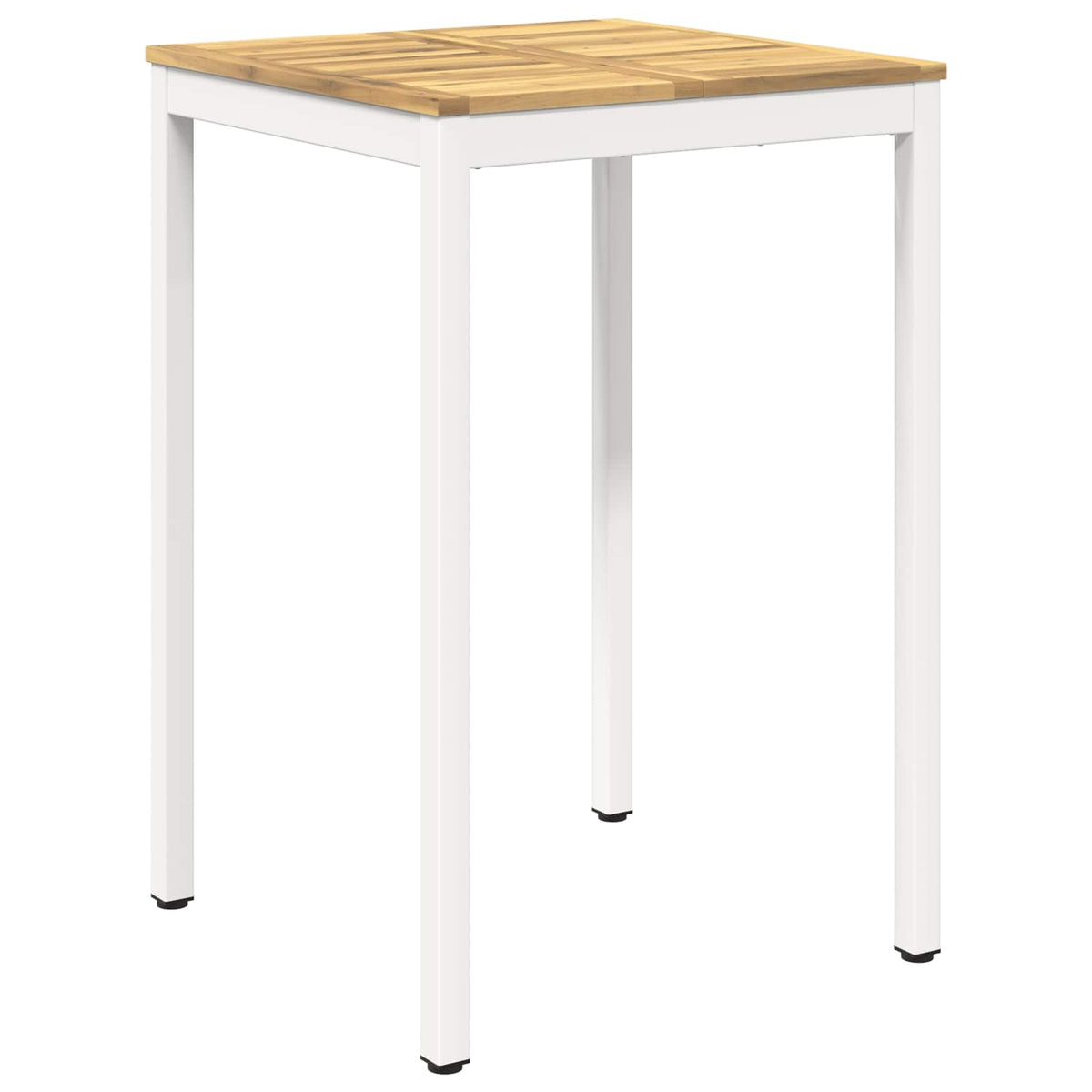 Have Bar Bord Hvid 70 x 68,5 x 105 cm Massivt Akacietræ
