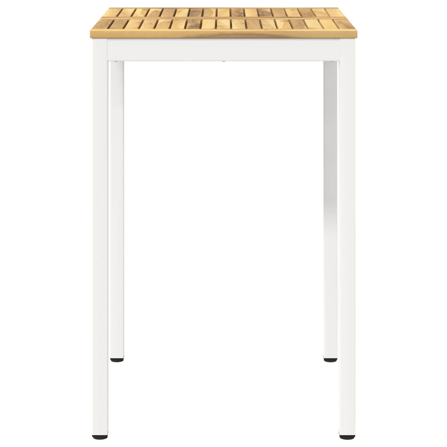 Have Bar Bord Hvid 70 x 68,5 x 105 cm Massivt Akacietræ