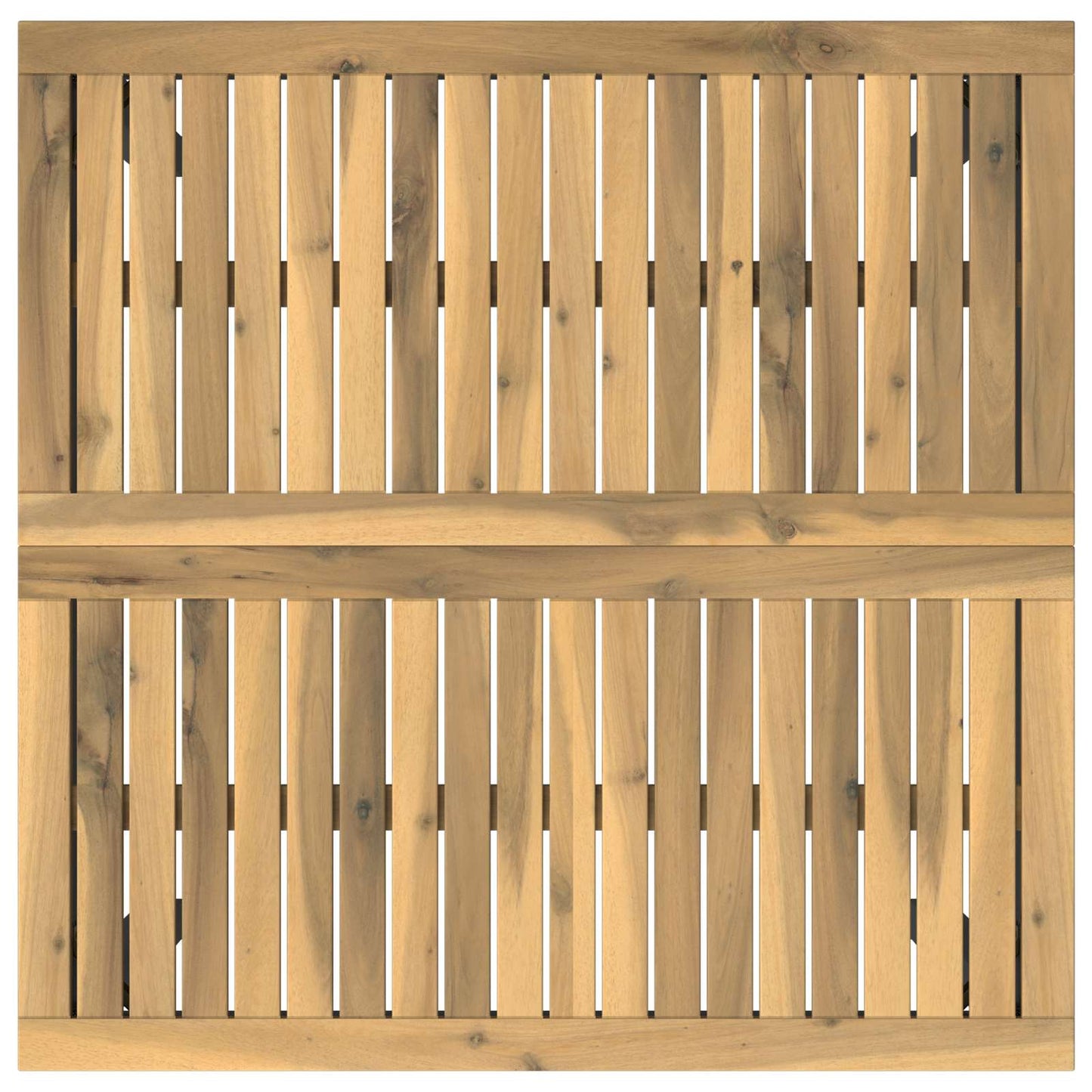 Have Bar Bord Hvid og sort 80 x 80,5 x 105 cm Massivt Akacietræ