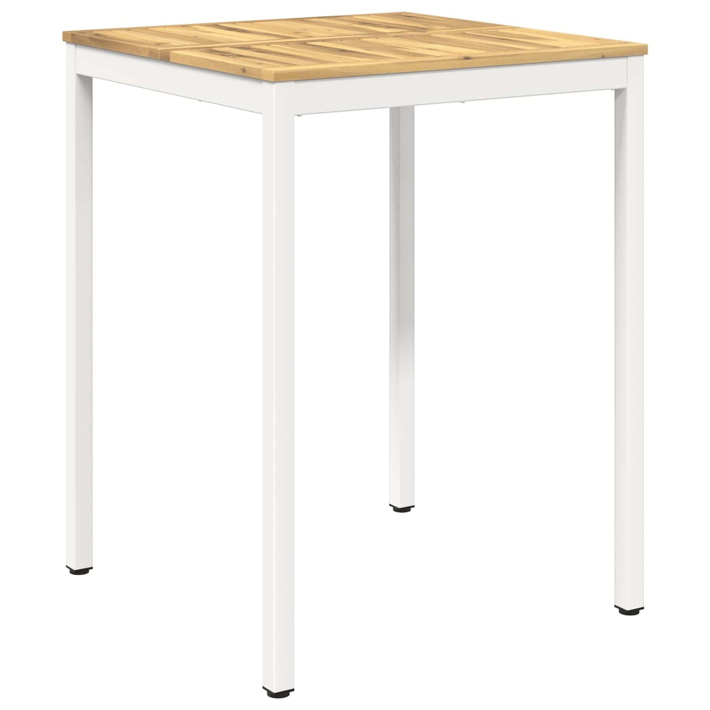Have Bar Bord Hvid 80 x 80,5 x 105 cm Massivt Akacietræ