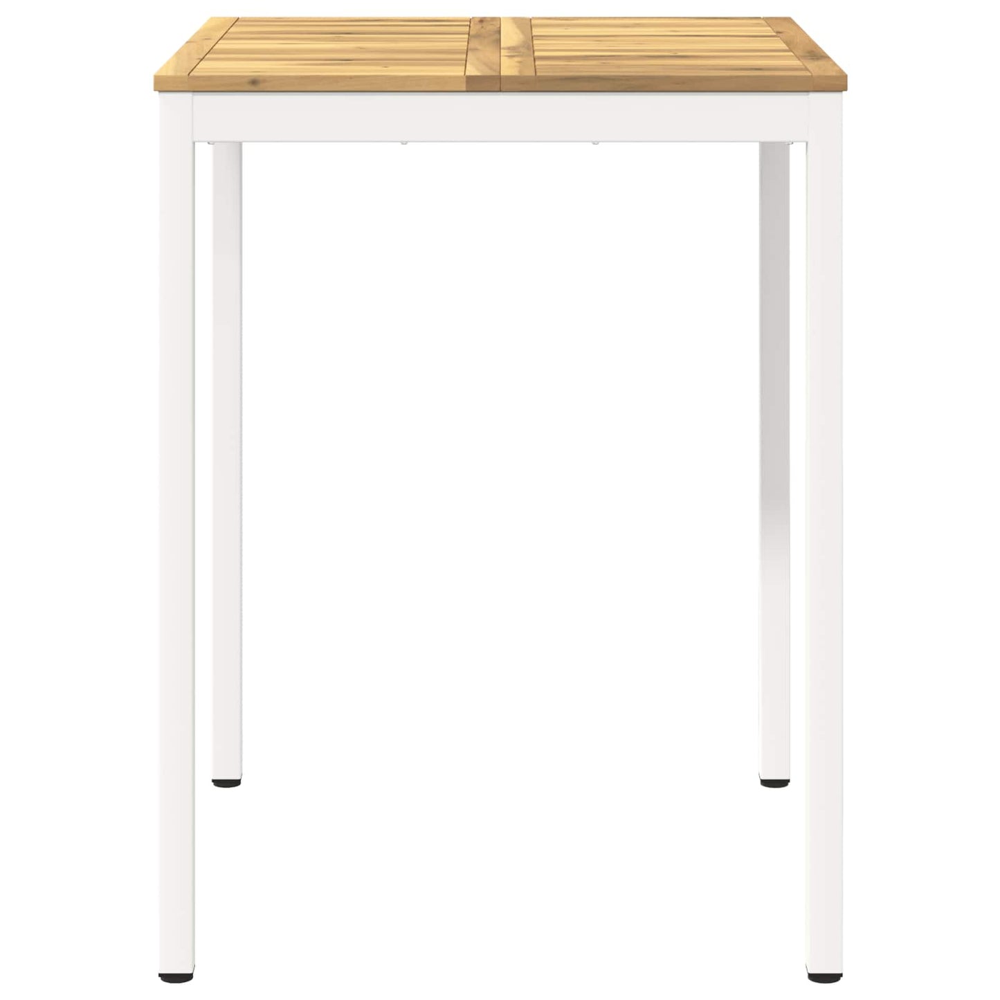 Have Bar Bord Hvid 80 x 80,5 x 105 cm Massivt Akacietræ