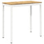 Have Bar Bord Hvid 108,5 x 55 x 105 cm Massivt Akacietræ