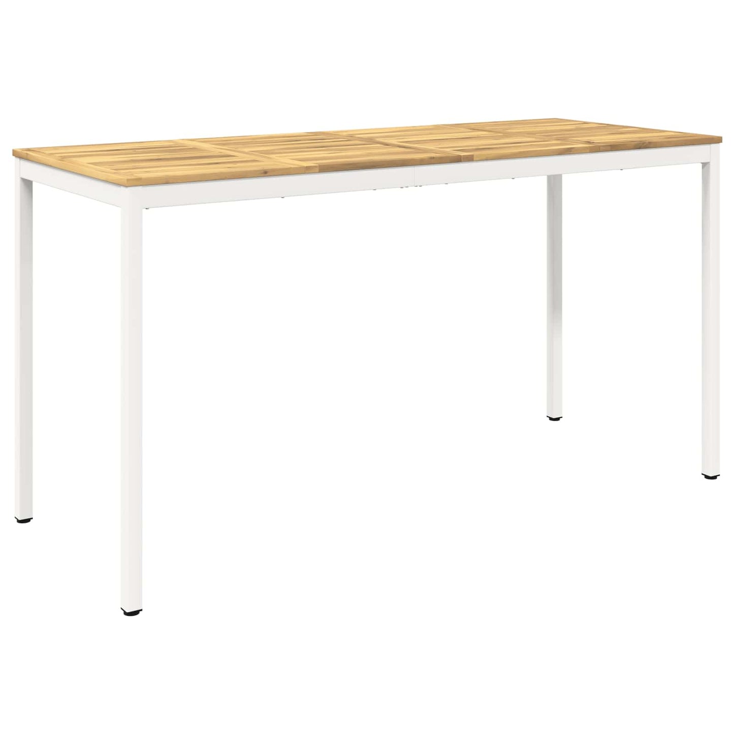 Have Bar Bord Hvid 196 x 80,5 x 105 cm Massivt Akacietræ