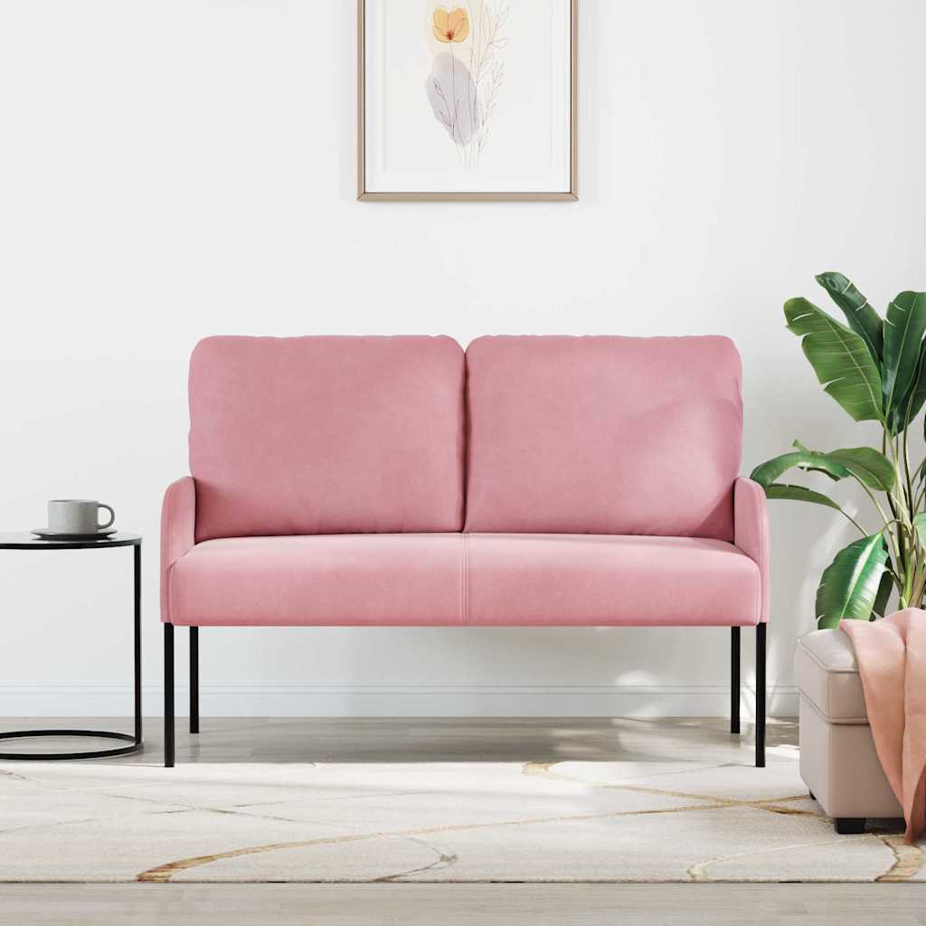 Sofaer med pude 110cm Lyserød Krydsfinér